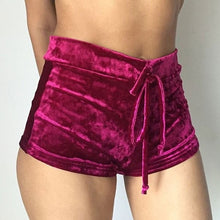 Load image into Gallery viewer, Velvet Booty Shorts