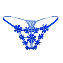 Load image into Gallery viewer, Sexy Flower Crotchless Panties